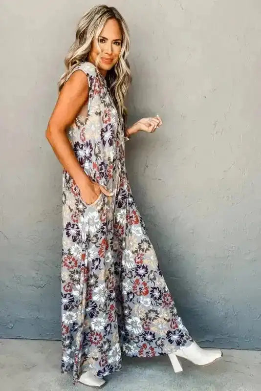 Jumpsuits Lush Floral Statement Jumpsuit