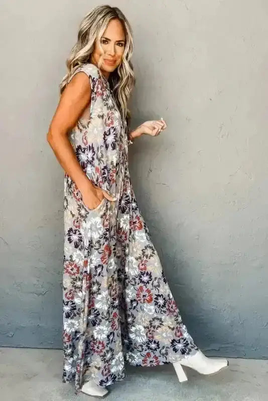 Jumpsuits Lush Floral Statement Jumpsuit