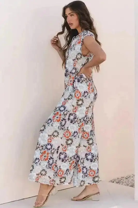 Jumpsuits Lush Floral Statement Jumpsuit