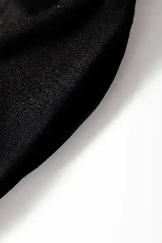 Jumpsuits Peekaboo Wide Leg Jumpsuit - Black Square Neck Sleeveless