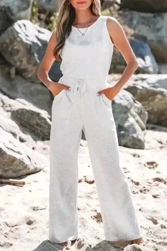 Jumpsuits Silver Drift Casual Jumpsuit