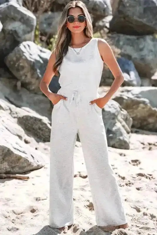 Jumpsuits Silver Drift Casual Jumpsuit