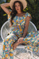 Jumpsuits Yellow Floral Elegant Jumpsuit