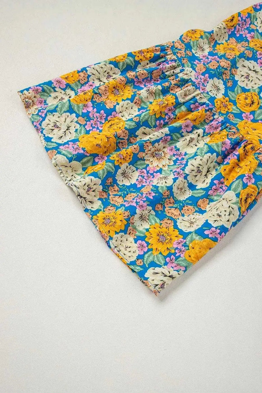 Jumpsuits Yellow Floral Elegant Jumpsuit