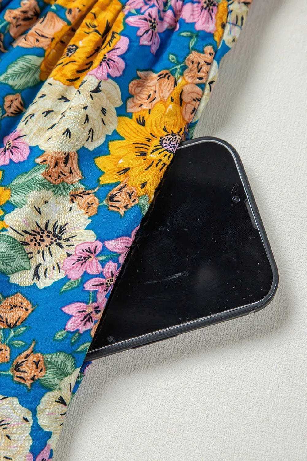 Jumpsuits Yellow Floral Elegant Jumpsuit