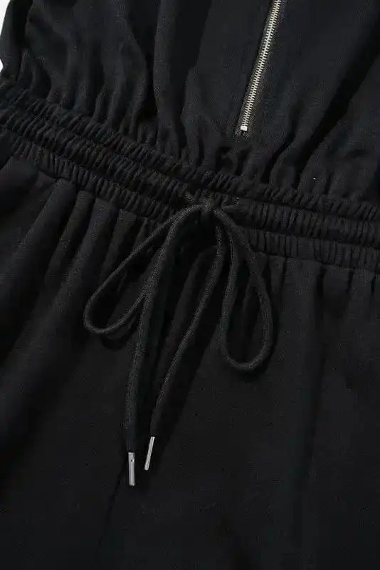 Jumpsuits Zipped Elegance Casual Jumpsuit