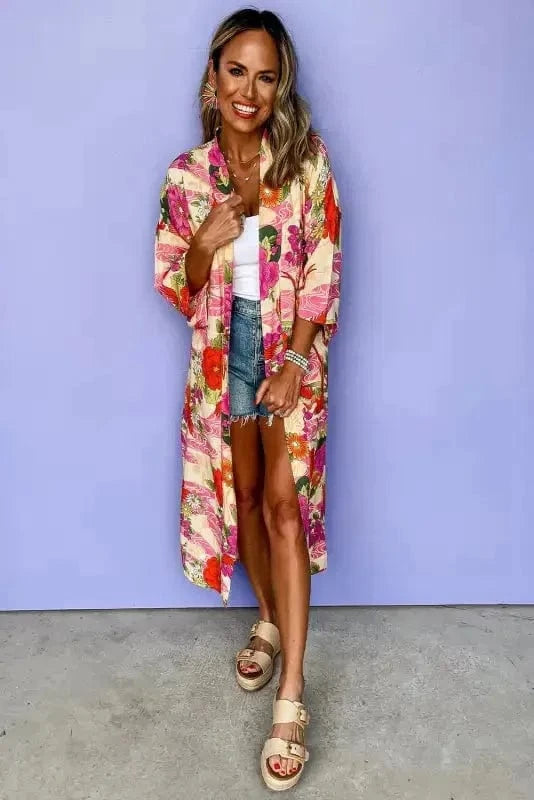 Kimonos Floral Aura Duster Kimono