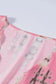 Kimonos Pink / ONE SIZE / 100%Polyester Boho Tie-Dye Open Front Kimono