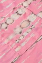 Kimonos Pink / ONE SIZE / 100%Polyester Boho Tie-Dye Open Front Kimono