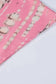 Kimonos Pink / ONE SIZE / 100%Polyester Boho Tie-Dye Open Front Kimono