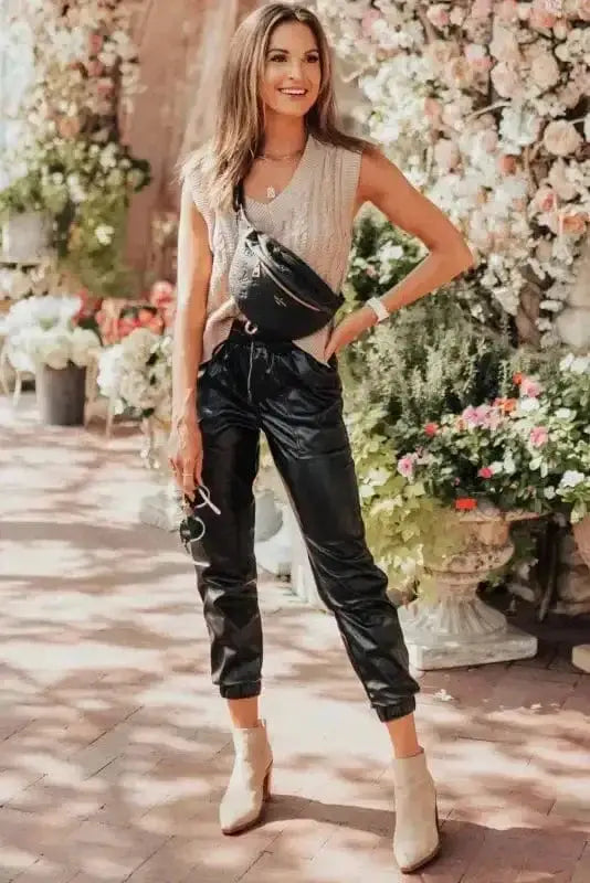 Leather Pants Posh Trotter Faux Leather Pants