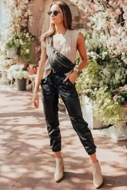 Leather Pants Posh Trotter Faux Leather Pants