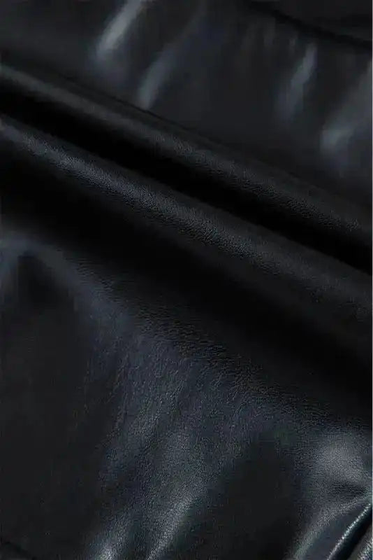 Leather Skirts Posh PU Pencil Mini Skirt