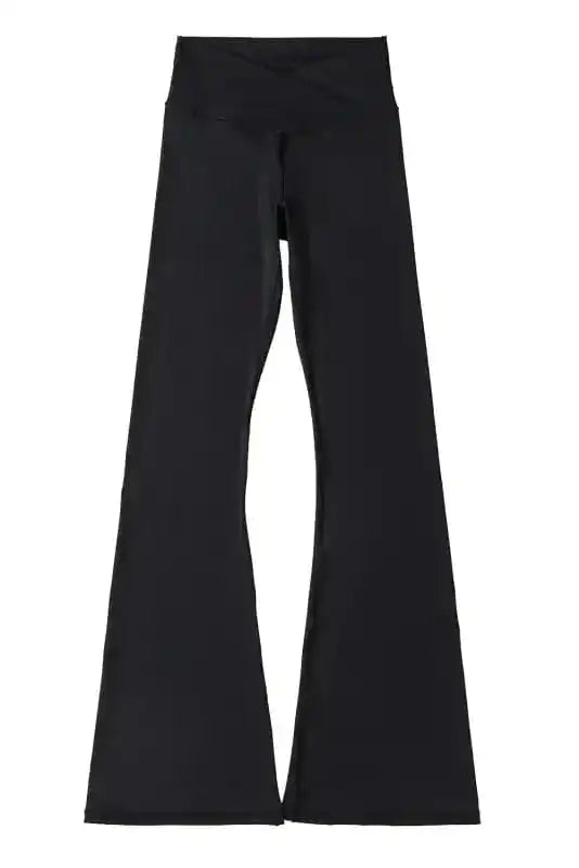 Leggings V-Curve Black Flared Leggings
