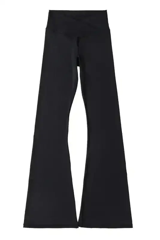Leggings V-Curve Black Flared Leggings