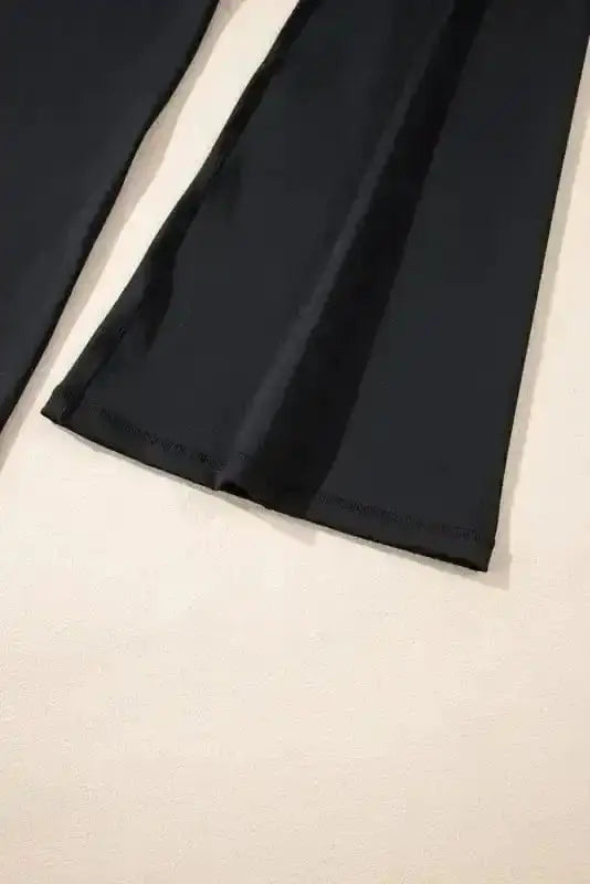 Leggings V-Curve Black Flared Leggings
