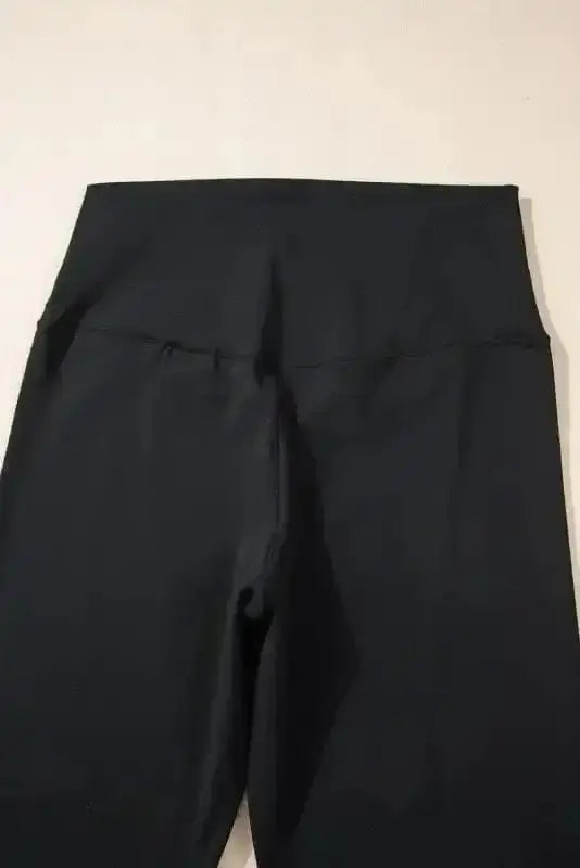 Leggings V-Curve Black Flared Leggings