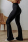 Leggings V-Curve Black Flared Leggings