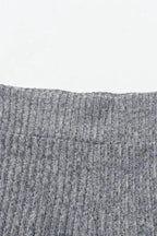 Leggings Wide Waistband Ribbed Textured Knit Leggings