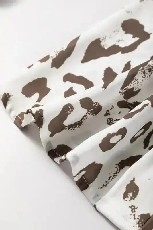 Leopard Blouses Leopard Luxe Balloon Sleeve Blouse