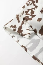 Leopard Blouses Leopard Luxe Balloon Sleeve Blouse