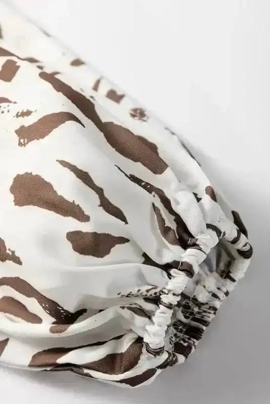 Leopard Blouses Leopard Luxe Balloon Sleeve Blouse