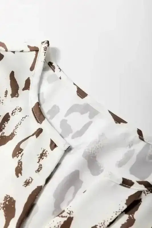 Leopard Blouses Leopard Luxe Balloon Sleeve Blouse