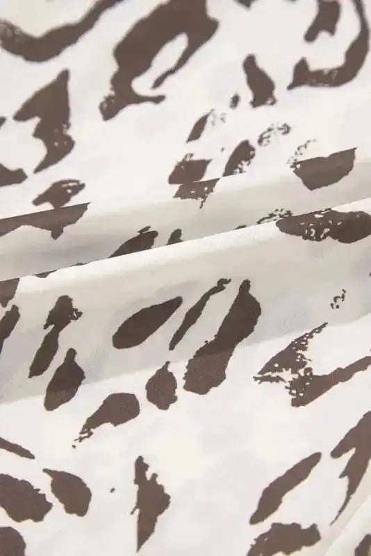 Leopard Blouses Leopard Luxe Balloon Sleeve Blouse