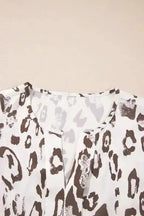 Leopard Blouses Leopard Luxe Balloon Sleeve Blouse