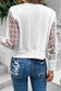 Lightweight Jackets Black Latticed Mesh Sleeve Zip Up Bomber Jacket