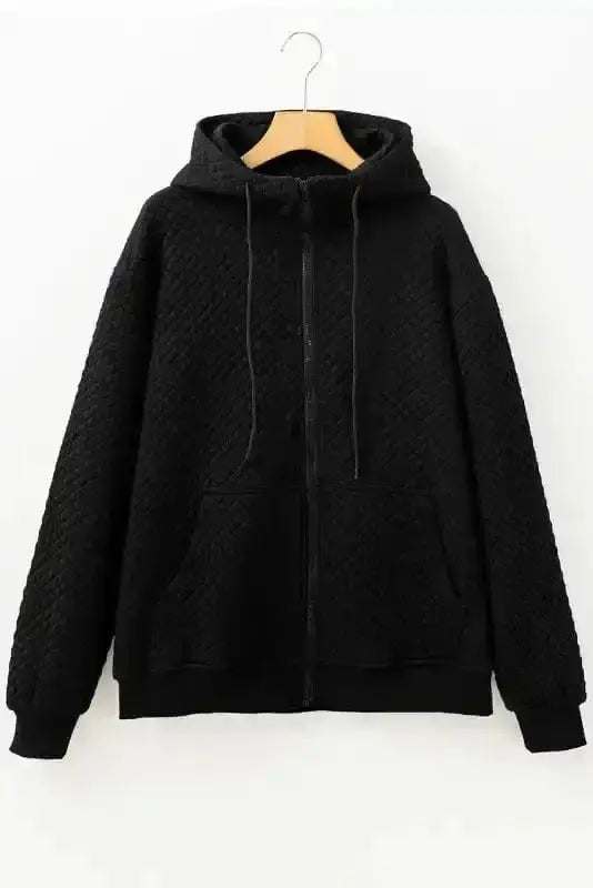Lightweight Jackets CozyQuilt Hooded Jacket – Side Pocket Comfort