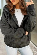 Lightweight Jackets CozyQuilt Hooded Jacket – Side Pocket Comfort