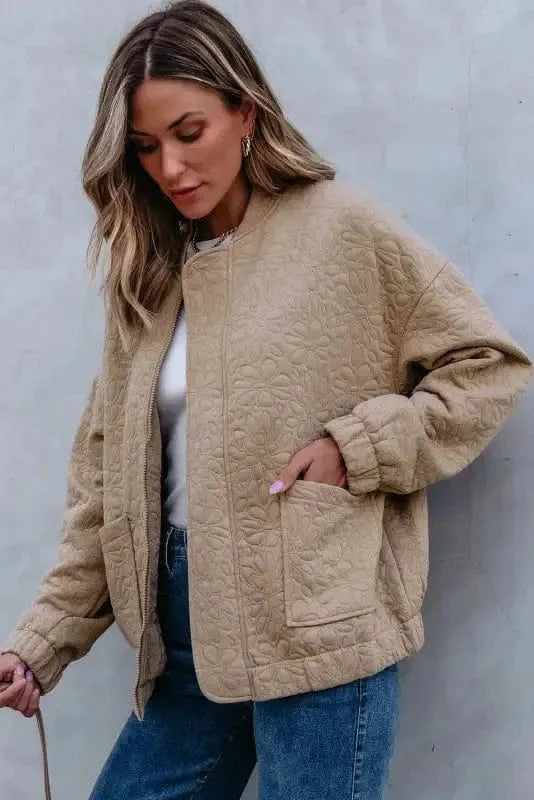 Lightweight Jackets Provence Rose Quilted Jacket