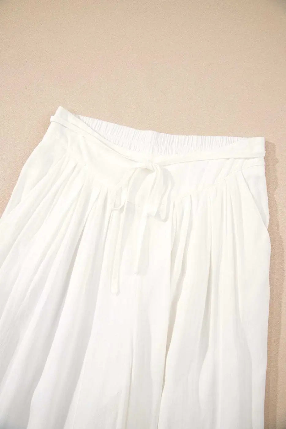 Linen Trousers Ivory Flow Linen Trousers