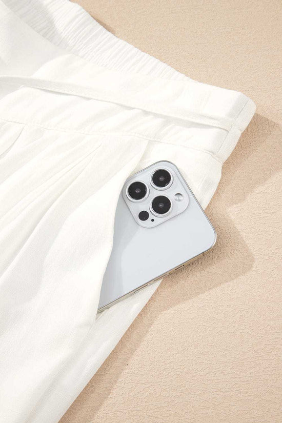 Linen Trousers Ivory Flow Linen Trousers