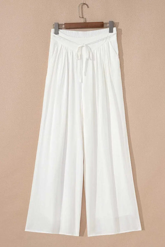 Linen Trousers Ivory Flow Linen Trousers