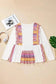 Long Sleeve Tops Aztec Charm Ruffle Tunic