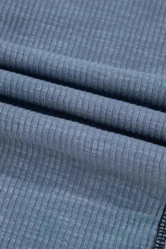 Long Sleeve Tops Boho Crochet High-Low Loose Top