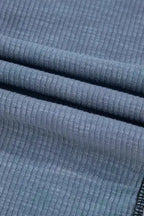 Long Sleeve Tops Boho Crochet High-Low Loose Top