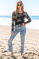 Long Sleeve Tops Bow Charm Mesh Top