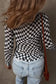 Long Sleeve Tops Urban Grid Mesh Top