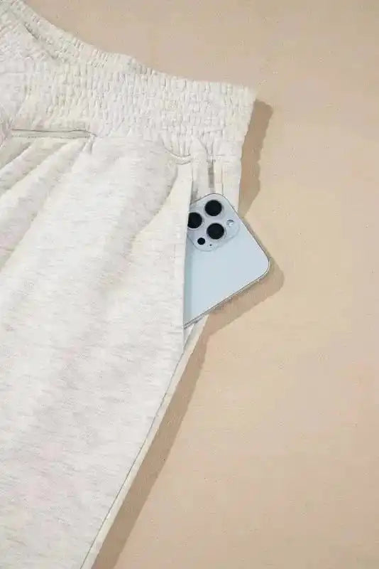 Lounge Pants CloudSoft Wide-Leg Lounge Pants - Light Grey
