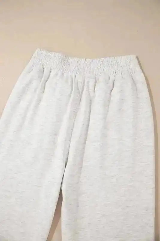 Lounge Pants CloudSoft Wide-Leg Lounge Pants - Light Grey