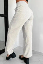 Lounge Pants CloudSoft Wide-Leg Lounge Pants - Light Grey