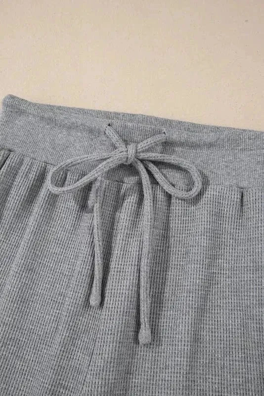 Lounge Trousers Relax & Rise Waffle Knit Trousers