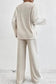 Loungewear Apricot Ribbed Lounge Set for Relaxed Style