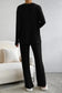 Loungewear Apricot Ribbed Lounge Set for Relaxed Style