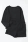 Loungewear Fashionfitz Black Textured Loungewear Set for Women