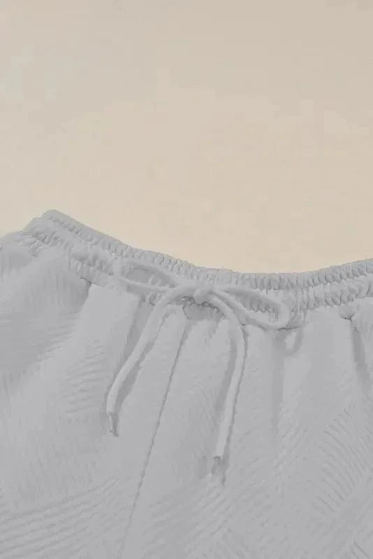 Loungewear Fashionfitz Black Textured Loungewear Set for Women