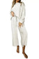 Loungewear Fashionfitz Black Textured Loungewear Set for Women